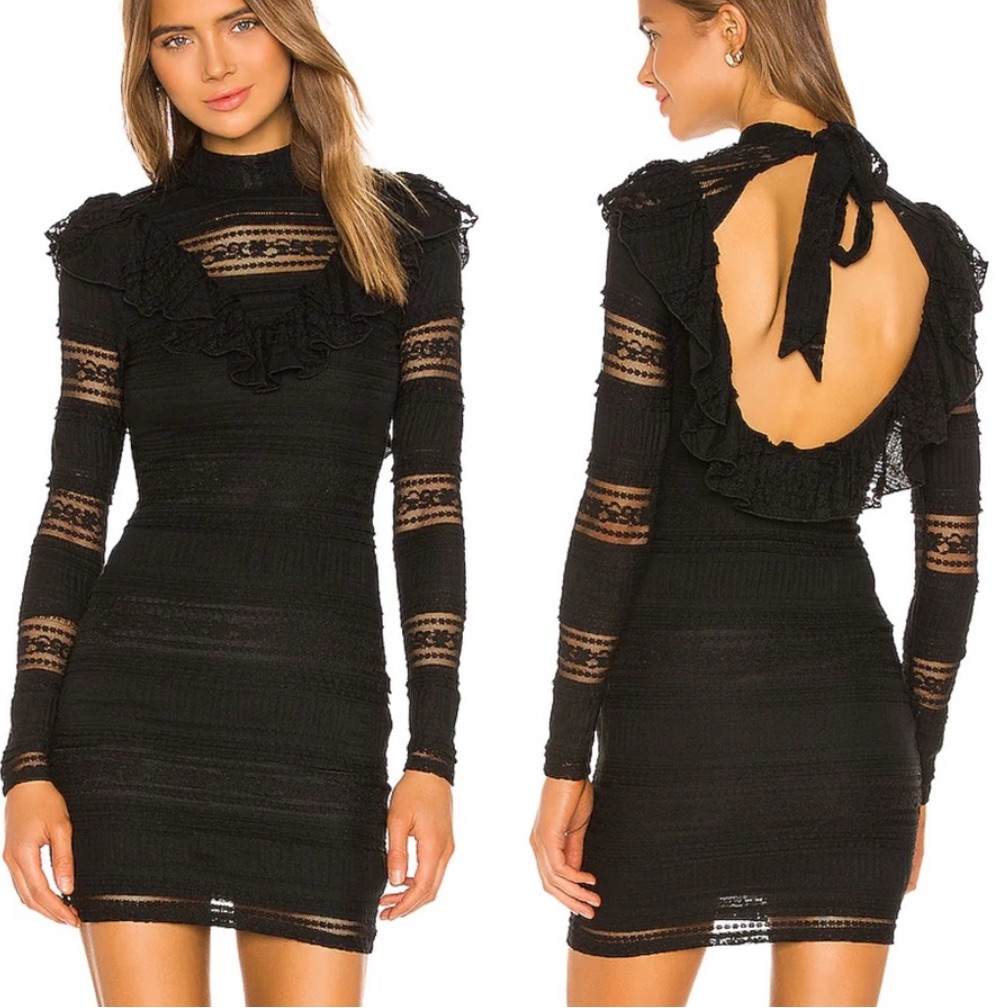 Tularosa Nadia Dress In Black
